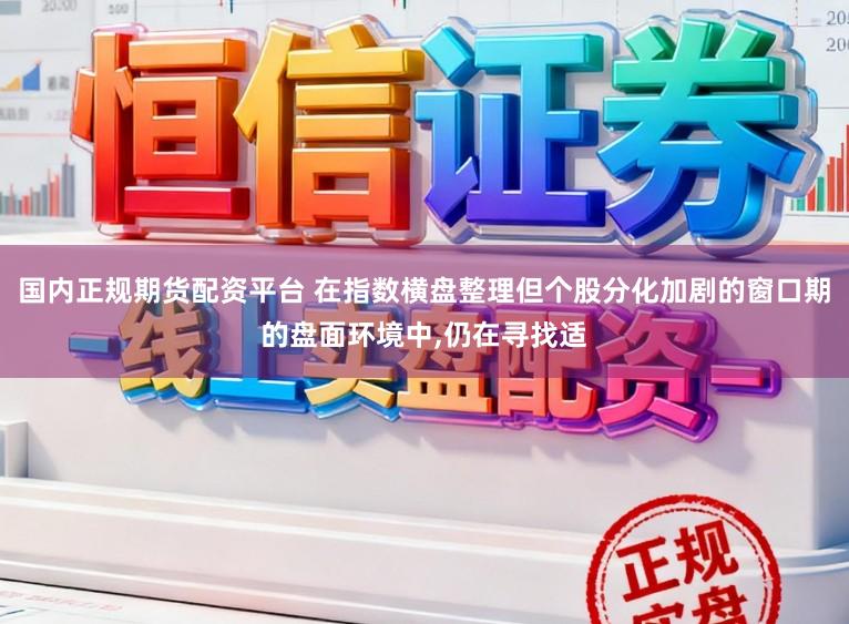 国内正规期货配资平台 在指数横盘整理但个股分化加剧的窗口期的盘面环境中,仍在寻找适