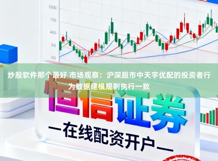 炒股软件那个最好 市场观察：沪深股市中天宇优配的投资者行为数据建模规则执行一致