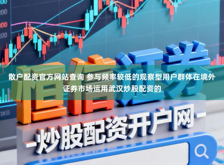 散户配资官方网站查询 参与频率较低的观察型用户群体在境外证券市场运用武汉炒股配资的