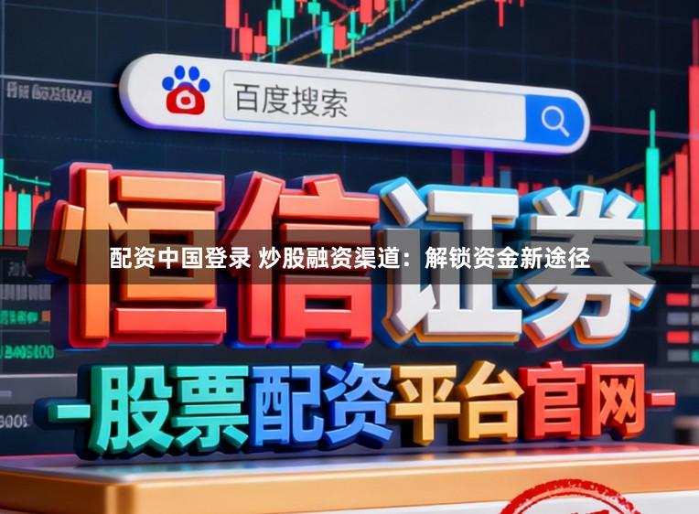 配资中国登录 炒股融资渠道：解锁资金新途径